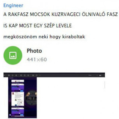 Fenyegető email a Rackhost számára 2Háj által