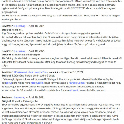 MC Isti régi, brutális ámokfutása az archive.org-on, Hereszag nicknéven (TW: masszív gyűlölködés, fenyegetőzés, homoszexualitás, szarfétis, gyerekezés)