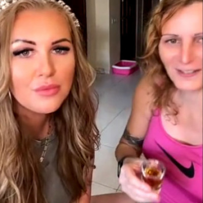 Bojler Tibor és Bálna Laura szülinapi ivászat
