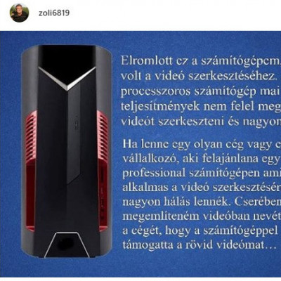 Alkesz Elek Zoli PC-re koldul - 2020 május 13.
