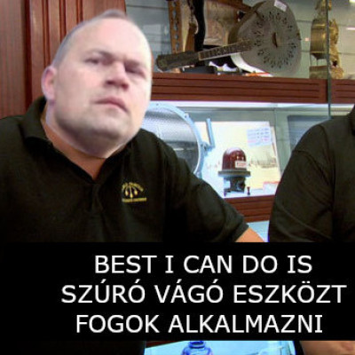 MC Isti szúró vágóeszközt fog alkalmazni