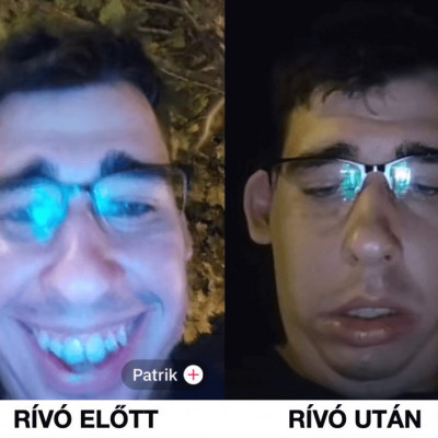 Gecievő buzeráns rivóval és nélküle