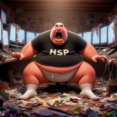HSP Ernő Disney pixar karakter paródia (AI generated)
