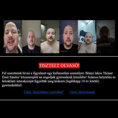 HSP Ernő bőnyi iskola weboldal feltörés screenshot