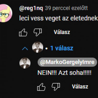Markó Gergely kommentszekció Best of - Trollok, felszopók és npc-k.