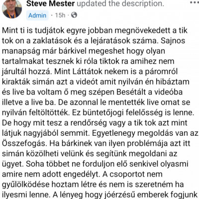 Sztív BalfaszMester a csaja pucér mutogatása után, más emberektől kér segítséget