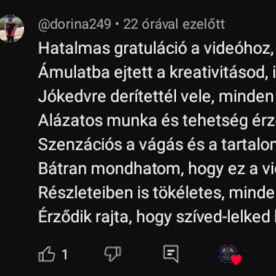 Hájasbré álfelszopó komment beszívezve. (Értsd: mondatok kezdőbetűi)