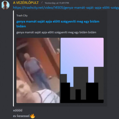 Most tudta meg Genyamama, hogy felkerült a Trash Cityre.