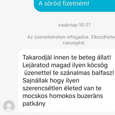 Norbi 35-nek küldött TikTok üzenet, amire videóban reagált