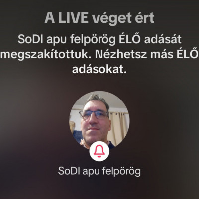 Vége van kicsi és lesz még ilyen ameddig Pistike a moderátorod