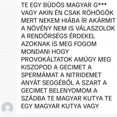 MC isti brutális gyűlölködő üzenete, miután a NAV-ot megemlítették neki