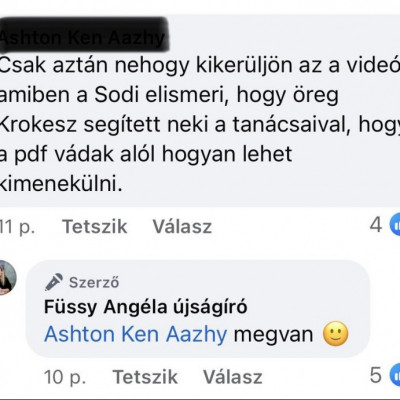 Zárul a kör sodinak - kommentszekció