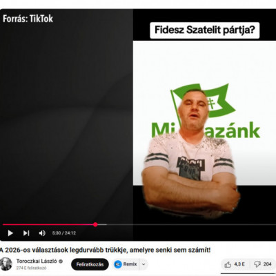 Ádám Mobil felbukkant a legújabb Toroczkai videóban. xD