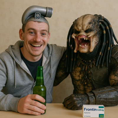 Legjobb pajtik - Turbó, sör, predátorsz és frontin (A.I. kép)