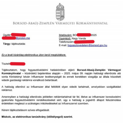 A Kormànyhivatal intézkedik MC ISTI ellen