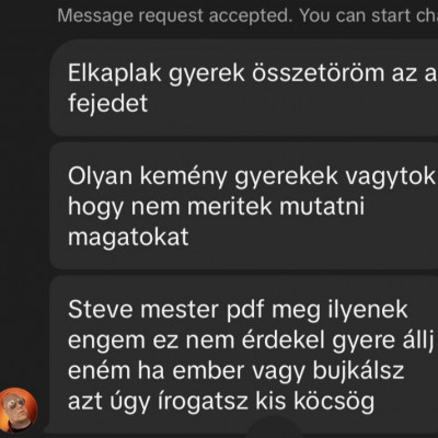 Mc Isti magàra terhelőt tévő üzenetei Tik Tokon