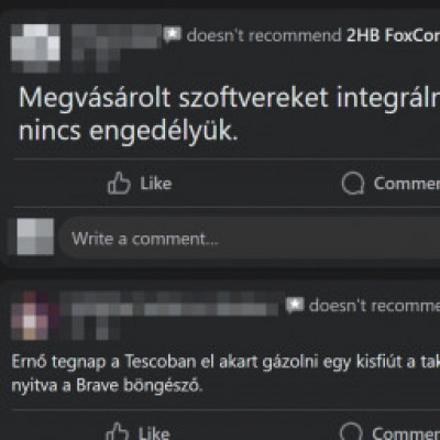 Zseniális troll értékelések kókány ernőke foskom-os facebook oldalán