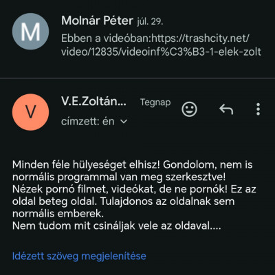 Zoli bá zavaros reakciója a pornó függősségéről írt levelemre.