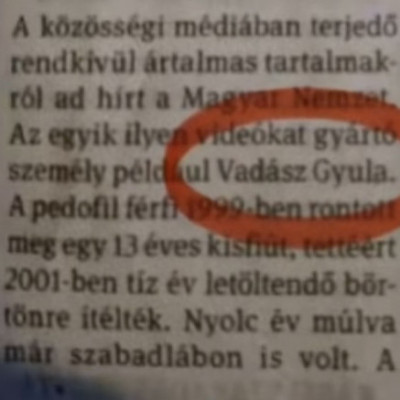 Ùjsàgcikk a Gyerekmegrontò Vàmpír Gyuláròl