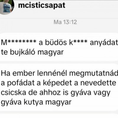 MC Dákò legújabb gyűlölködős privàt üzenetei