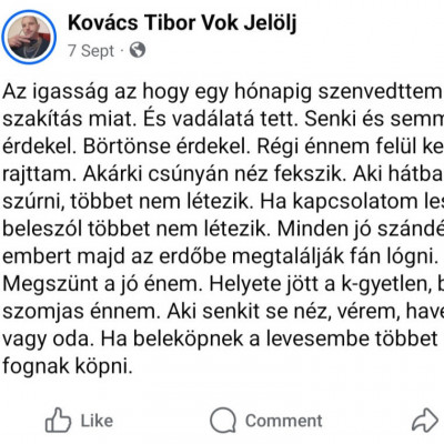Az írástudatlan Macsò 'Fogatlan' Tibi facebookon gyűlölködik