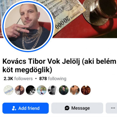 Az agyhalott MacsòTibi facebook profilja