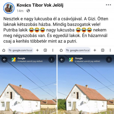 A szerelmi bánatos retardált Macsò Tibi az ex csaja putriját szidja