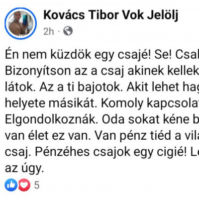 Macsò Tibi nem küzd már egy csajèrt sem!