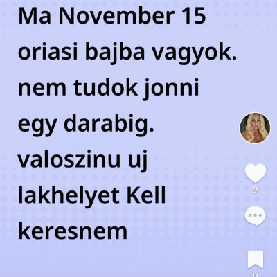 Privàt Szabika bajban van