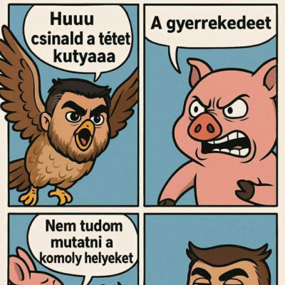 Erikfámillí Vs MC dömpi: a miskolci malac karrierje egy kèpben