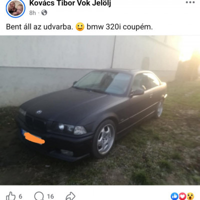Asszonyverő Macsó Tibi Bmw 320i coupèja