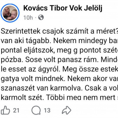 Macsò Fogatlan Tibi profi az àgyban
