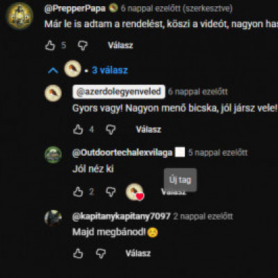 Szopólex épp egy olyan bicskát kap "ajándékba" amit más pár napja mutatott be és csatorna tag lett hogy előbb megnézze. Illetve pont prepper papa is rendelt egyet.