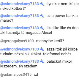 Alex moderátorai is hasonlóan kiemelkedő életmódot élnek, mint ő.