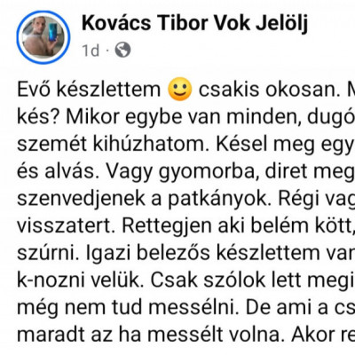 Macsò Tibi ùj evőkészlete