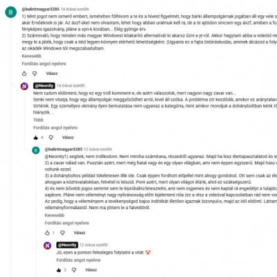 ernőke felszopója megjelent Neonity videója alatt jogászkodni