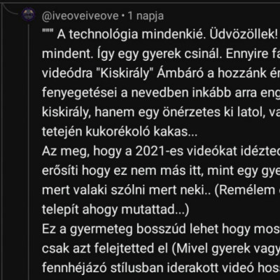 Neonity „Magyarország Legkárosabb Tech Csatornája” címre változtatja a videója nevét, Ernyőke elnyújtott hőbörgéssel válaszol