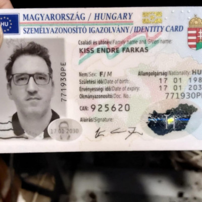 Gyagyàs Hetyetye Endi szemèlyigazolvànya