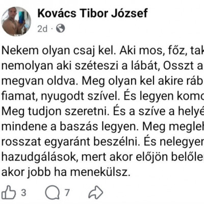 Macsò Tibi legkomolyabb elvàrásai