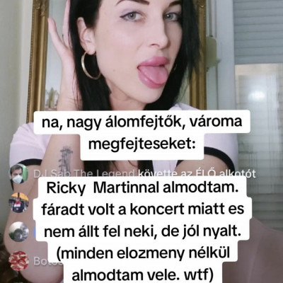 Alekszisz Vulgáris Ricky Martinnal álmodott