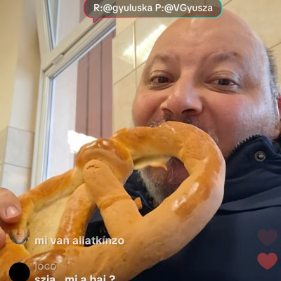 Gyula óriasperecekkel vagánykodik a felszopóknak