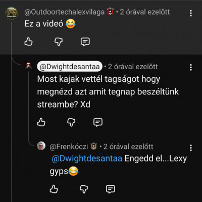 Atkás Alex csatornatagságot vesz, hogy előbb lássa a róla készült videókat