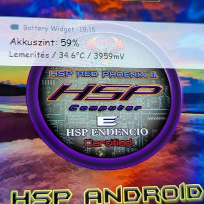 HájasBré Android zárolt képernyő (elbaszott órával, 19:15 helyett 19:'5)