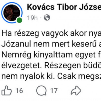 Macsò Tibi csak részegen nyal ki csajokat 2026.7.30