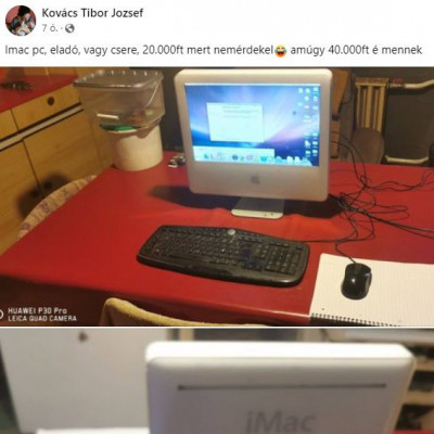 Macsó Tibi eladja a MAC-et, mert hülye hozzá