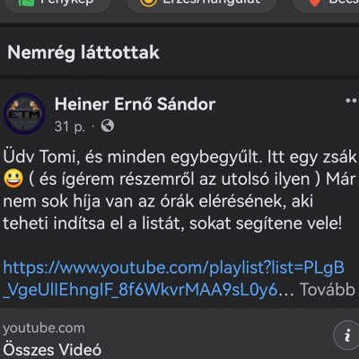 HSP MHV Vlog Tomi csoportjában spamolja a szar rendszerét