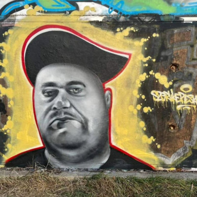MC Isti művészi graffiti