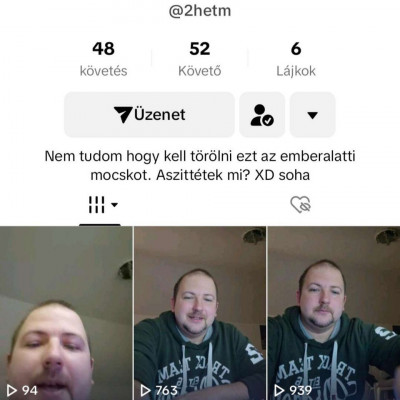 Hájasbré Ernő  "NEM FOGOK KINAI PLATFORMRA VIDEÓKAT FELRAKNI" Tiktok csatornája