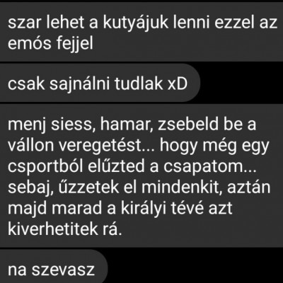 Ernő messengeren gyűlölködik