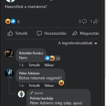 Váza fejű gyogyós Prüntyi: ,,Hasonlítok a mamámra?''